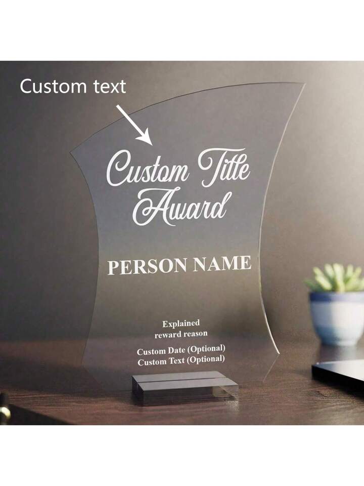 Customized Acrylic Trophy