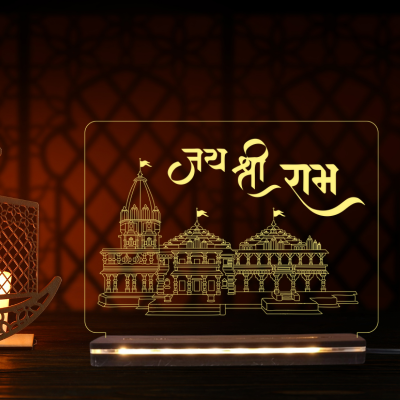 Ram Mandir LED Table Top