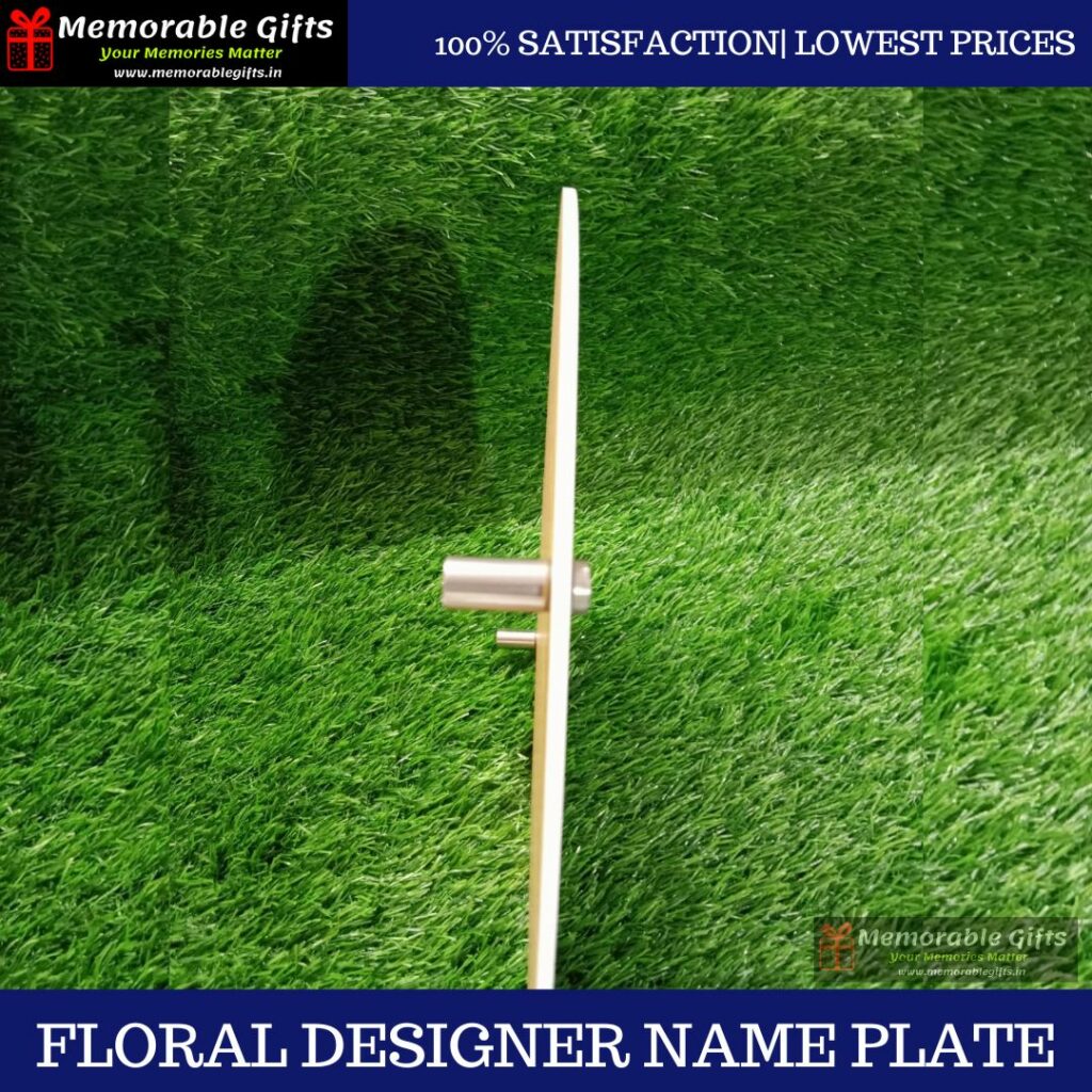 Floral Designer Name Plate