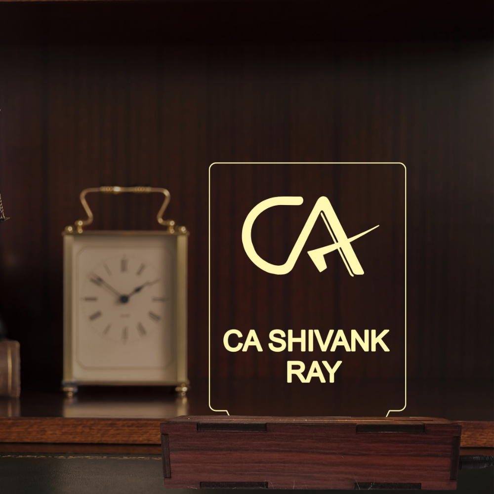 Giftiliya Personalized CA LED Table Lamp Gift for CA