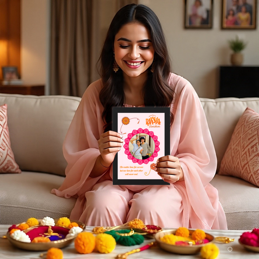 Special  Rakshabandhan  Frame For Rakhi