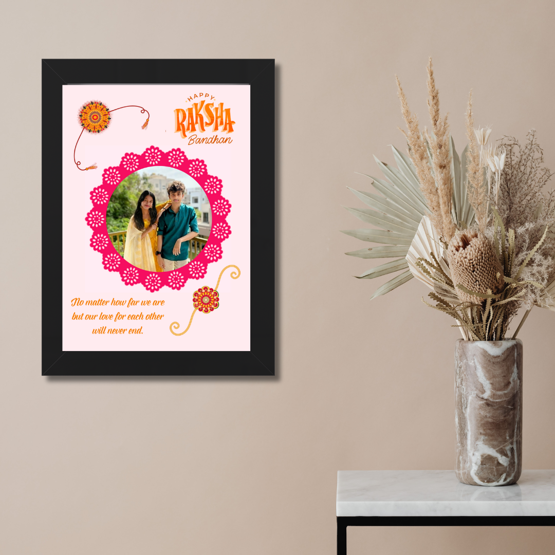 Special  Rakshabandhan  Frame For Rakhi