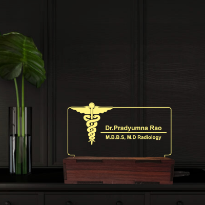 LED Doctor Name Plate