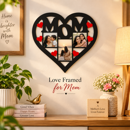 Mom Heart Wall Frame