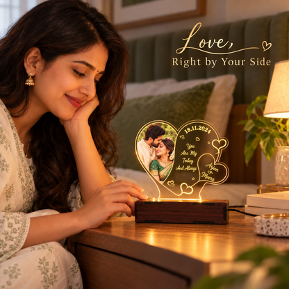 Couple Heart LED Table Top