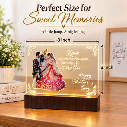 Giftiliya Valentine's Led Acrylic lamp