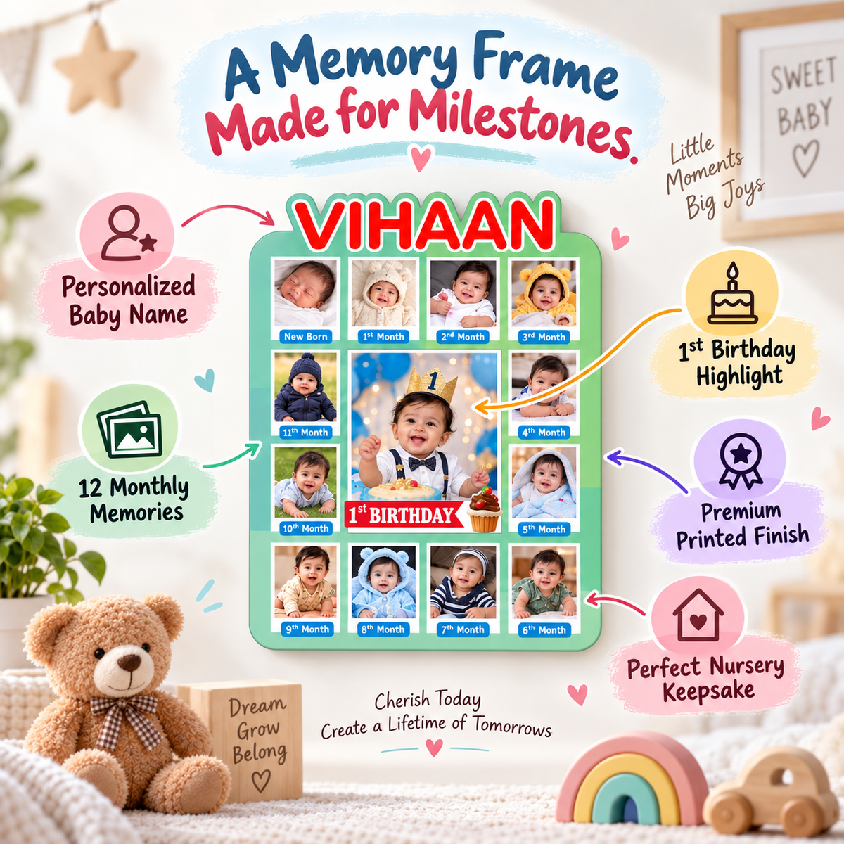 Baby Year Frame