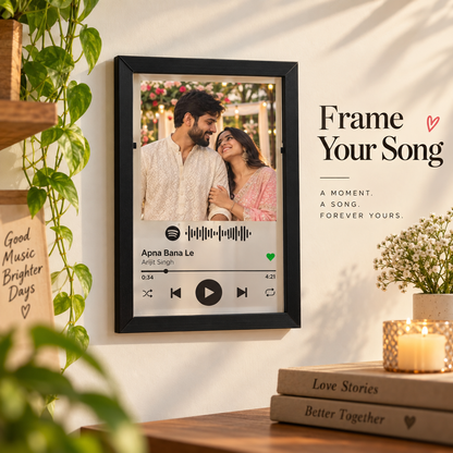 Spotify Plaques (with Frame)
