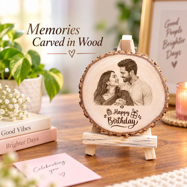 Giftiliya Photo Wood Log