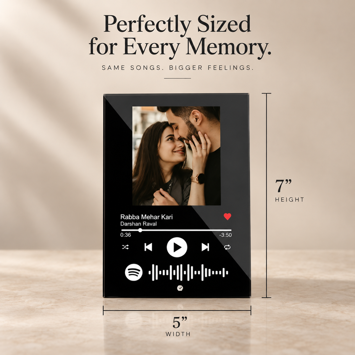 Giftiliya Acrylic Spotify Frame