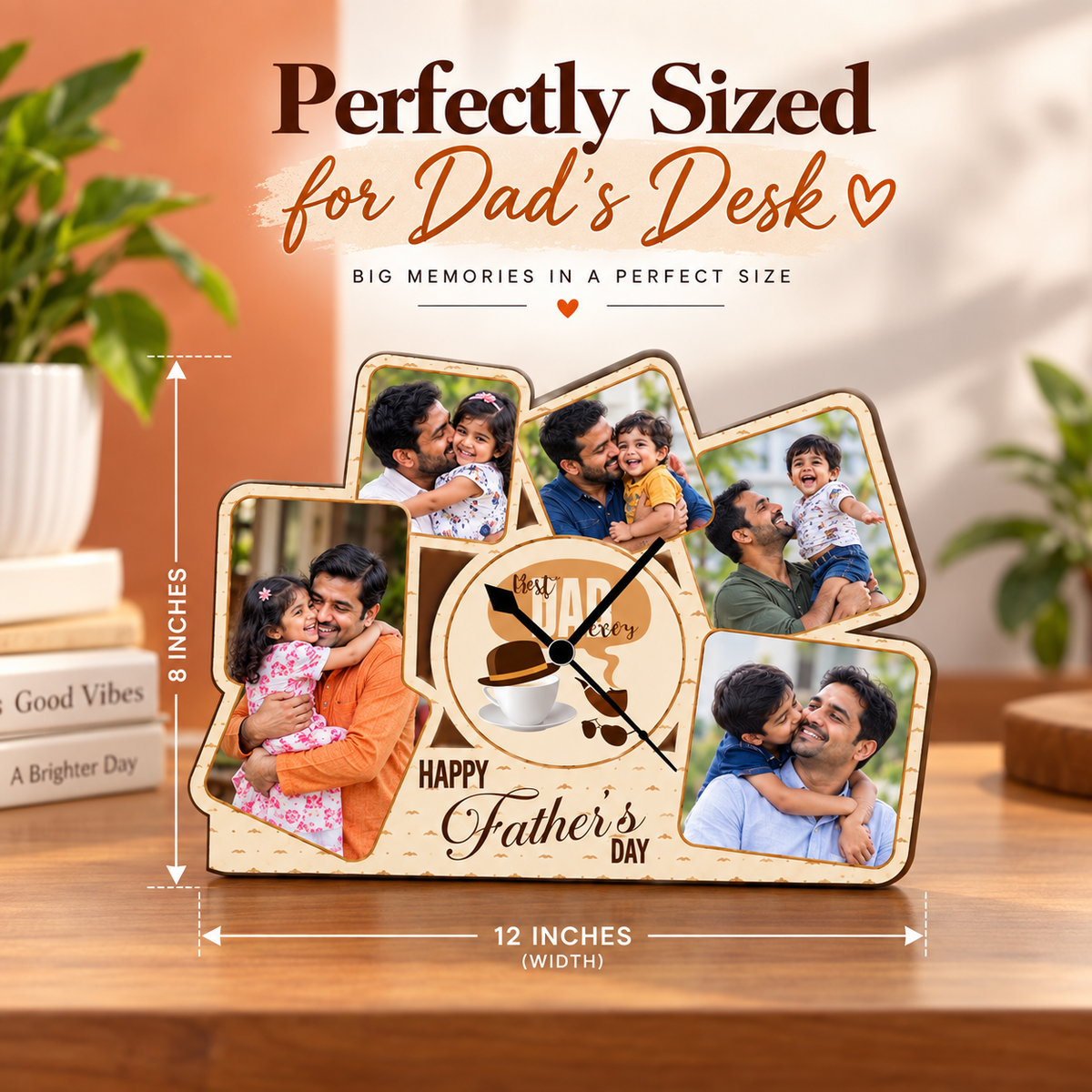 MDF Clock For Father's Day