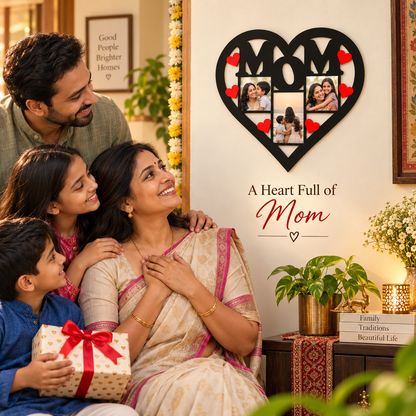 Mom Heart Wall Frame