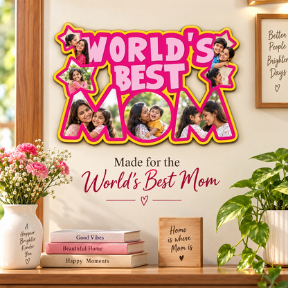 World Best Mom Wall Frame
