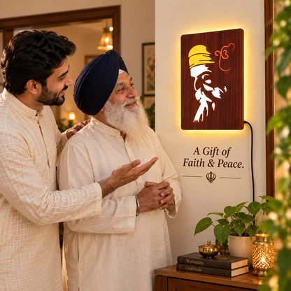Guru Nanak Dev ji Blessings LED Wall Frame