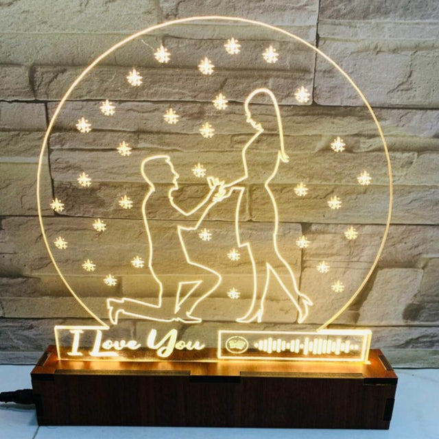 Circular Acrylic Spotify Plate