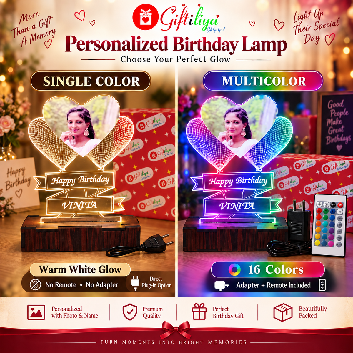 Giftiliya Birthday Lamp