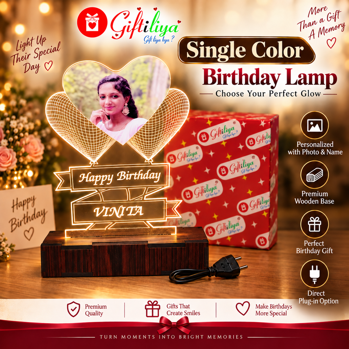 Giftiliya Birthday Lamp