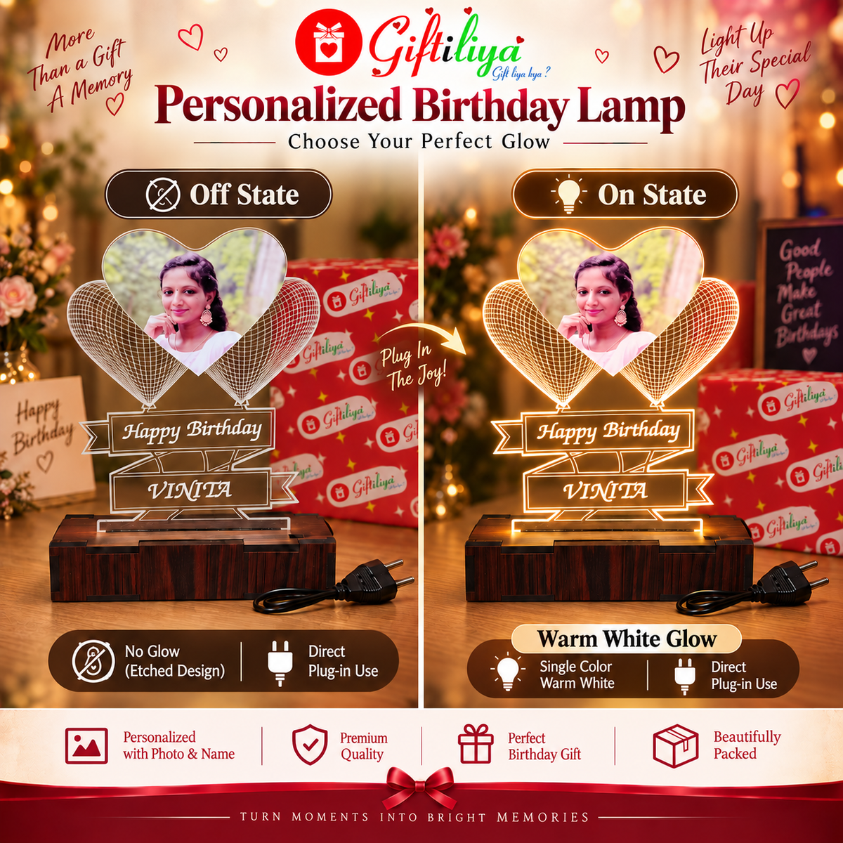 Giftiliya Birthday Lamp