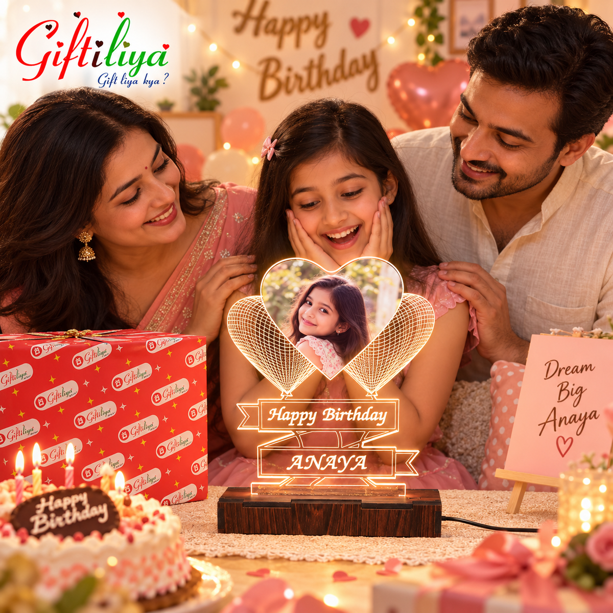 Giftiliya Birthday Lamp