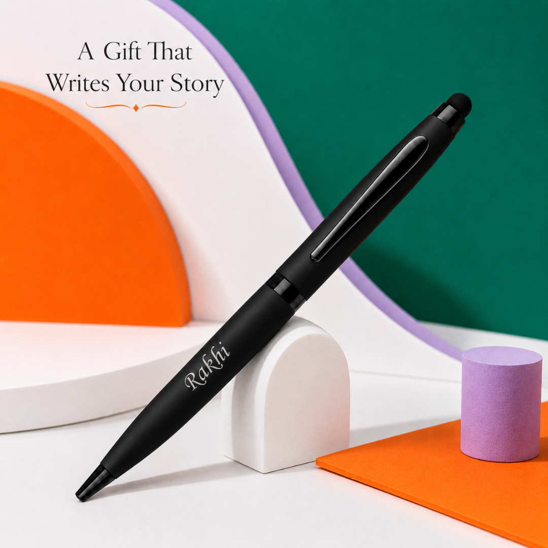 Personalized Black Stylus Pen
