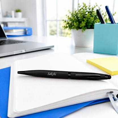 Personalized Black Stylus Pen