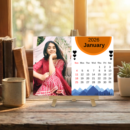 Calendar with stand