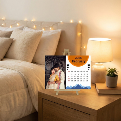 Calendar with stand