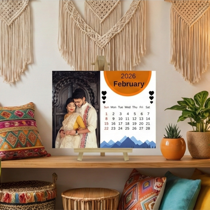Calendar with stand