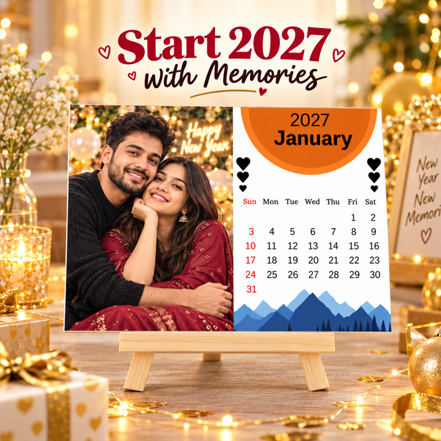 Calendar with stand