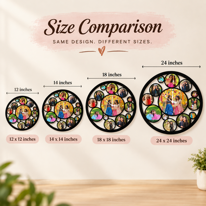 13 CIRCLES WALL CLOCK