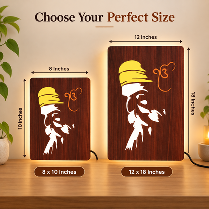 Guru Nanak Dev ji Blessings LED Wall Frame
