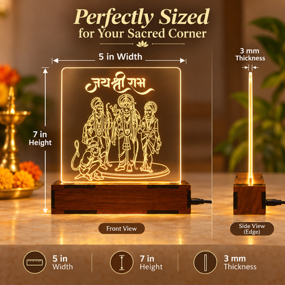 Shree Ram Darbar LED GleamArt