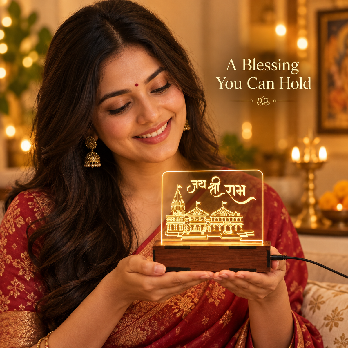 Ram Mandir LED Table Top