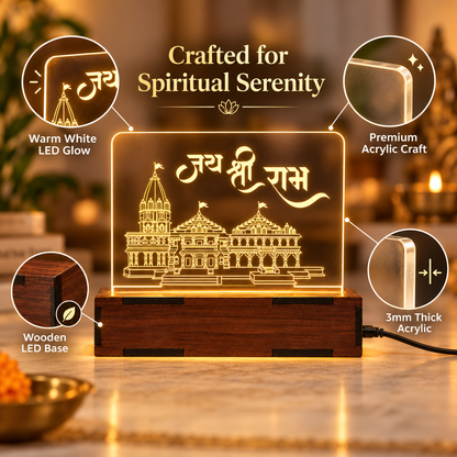 Ram Mandir LED Table Top