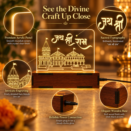 Ram Mandir LED Table Top