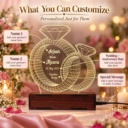 Giftiliya LED Ring Table Top
