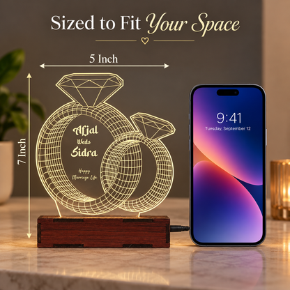 Giftiliya LED Ring Table Top
