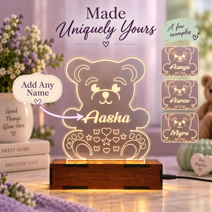 Teddy Acrylic LED Table Top