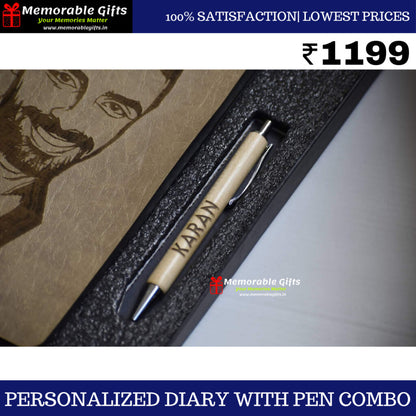 Personalized Diary with pen combo
