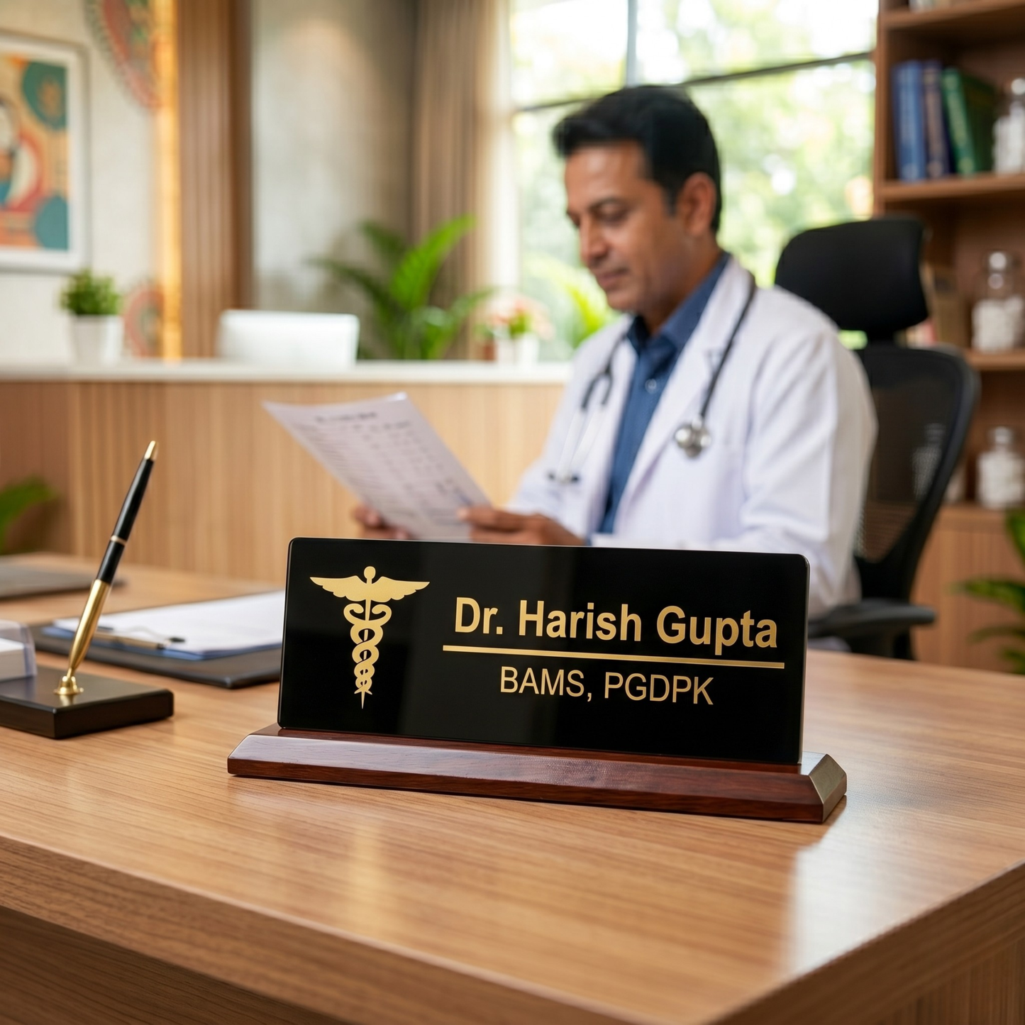 Acrylic Doctor Name Plate