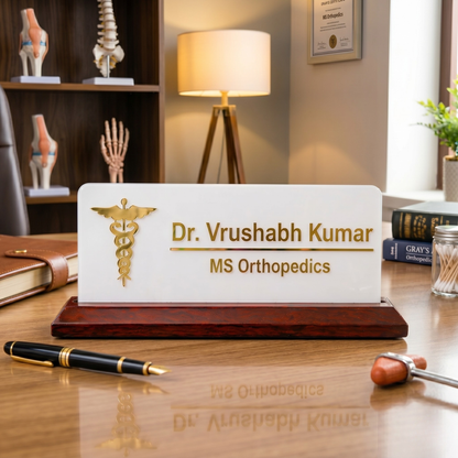 Acrylic Doctor Name Plate