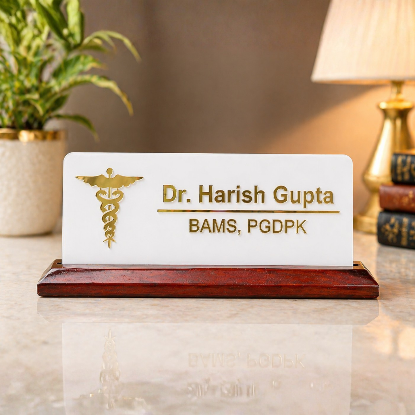 Acrylic Doctor Name Plate