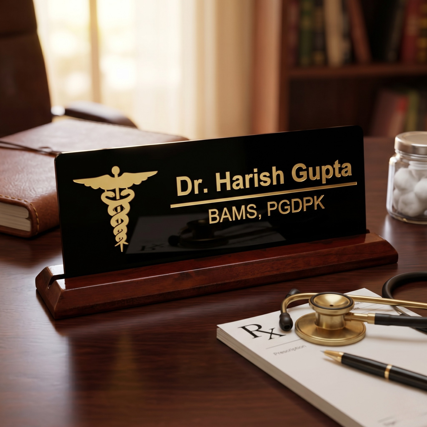 Acrylic Doctor Name Plate