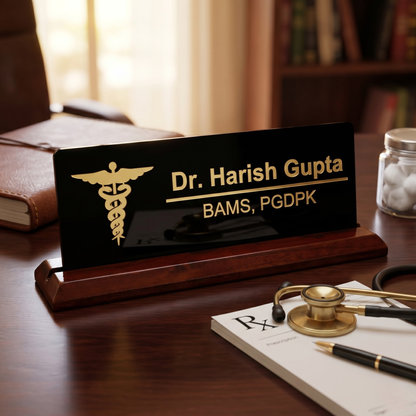 Acrylic Doctor Name Plate