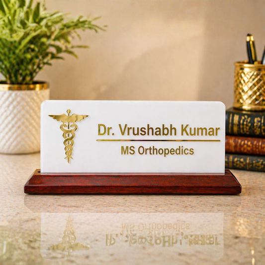 Acrylic Doctor Name Plate