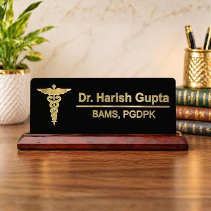 Acrylic Doctor Name Plate
