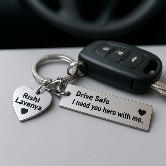 Customised Acrylic Drive Safe Keychains