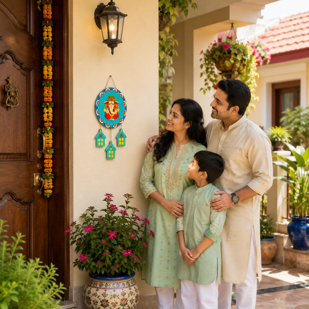 Ganpati House Wall Hanging