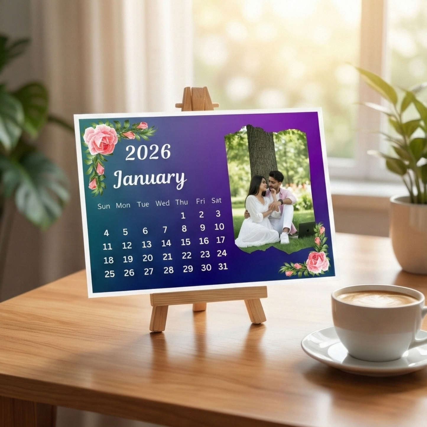 Calendar With Stand 2026