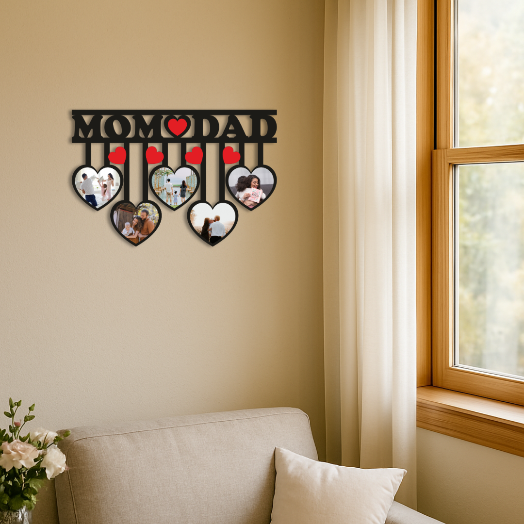 Mom Dad Wall Hanging